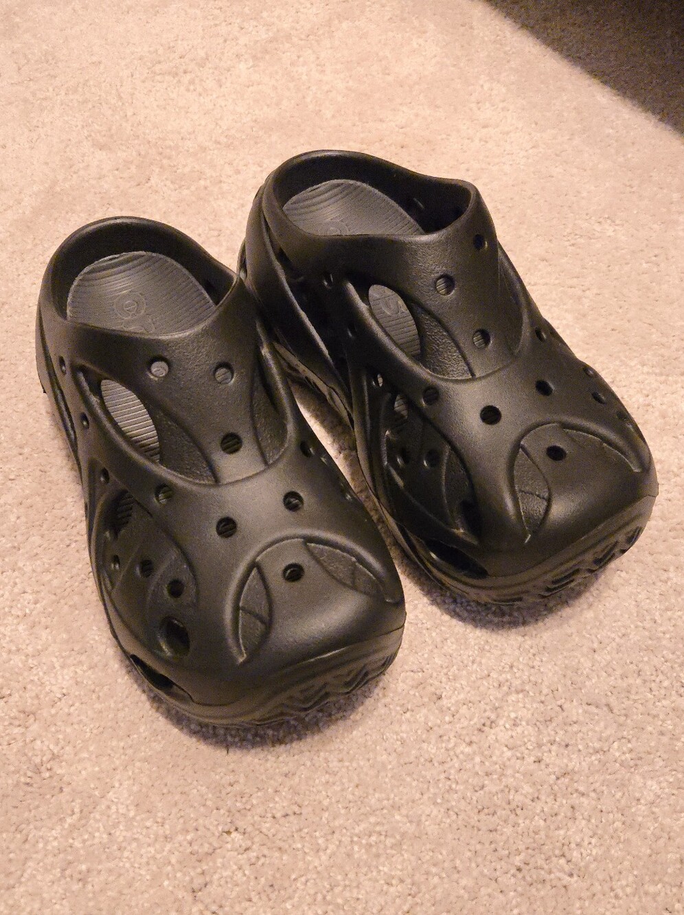 Black Caged Crocs - Picture 2 of 3
